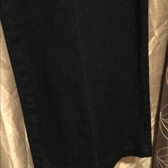 ASOS High Waisted Wise Leg Blue Jeans - Picture 3 of 4